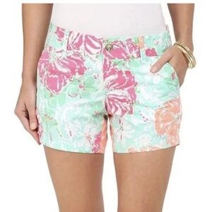 Lilly Pulitzer The Callahan Short Poolside Beach Walk Blue Size 4